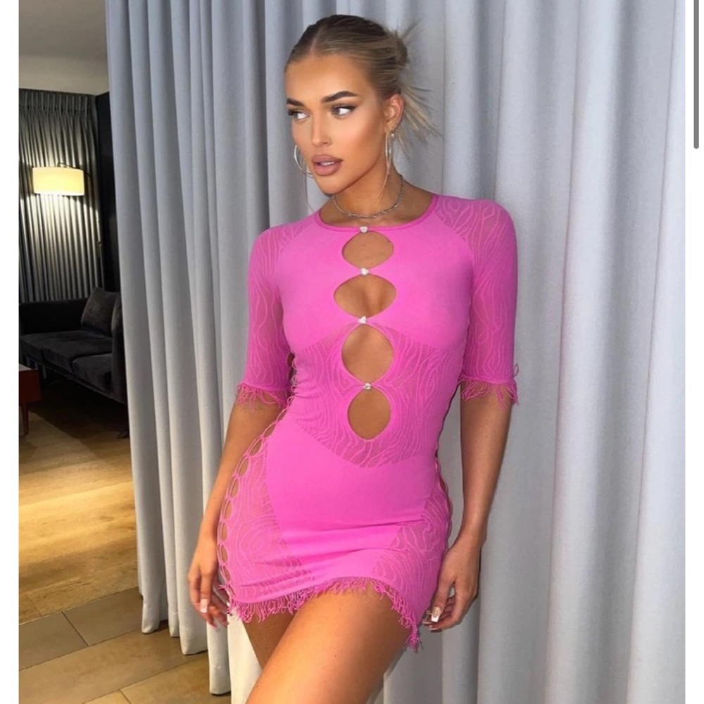 Poster girl Miranda dress -Fuchsia